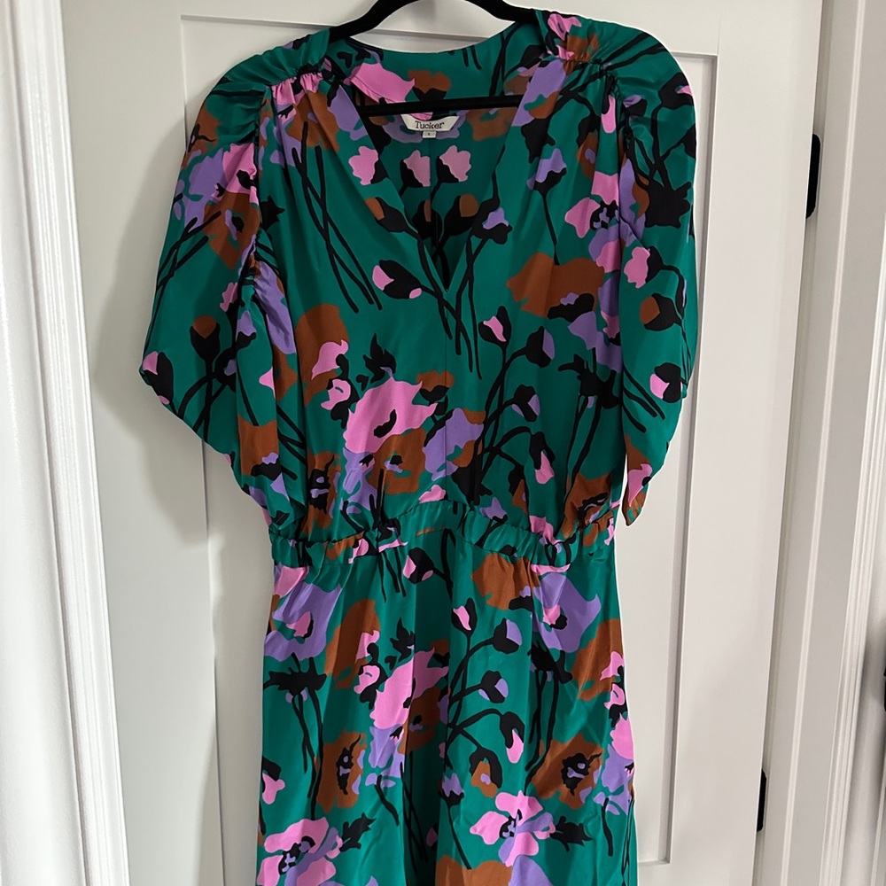 Tucker, The Market Dress Dinis print floral silk ASO Reese Witherspoon